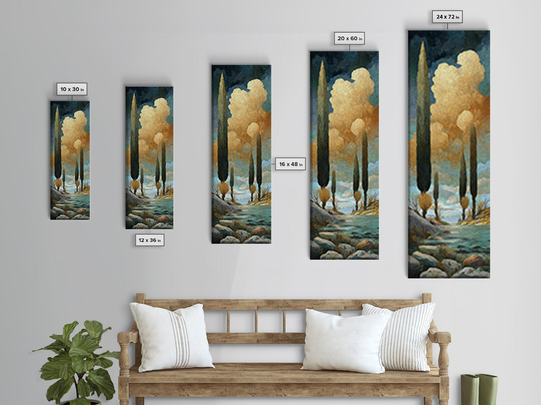 Surreal Dream Landscape Framed Canvas Print, Art, Wall Art for Mom, Living Room Decor, Fine Art, Wood Wall Art, ART-1x3-71