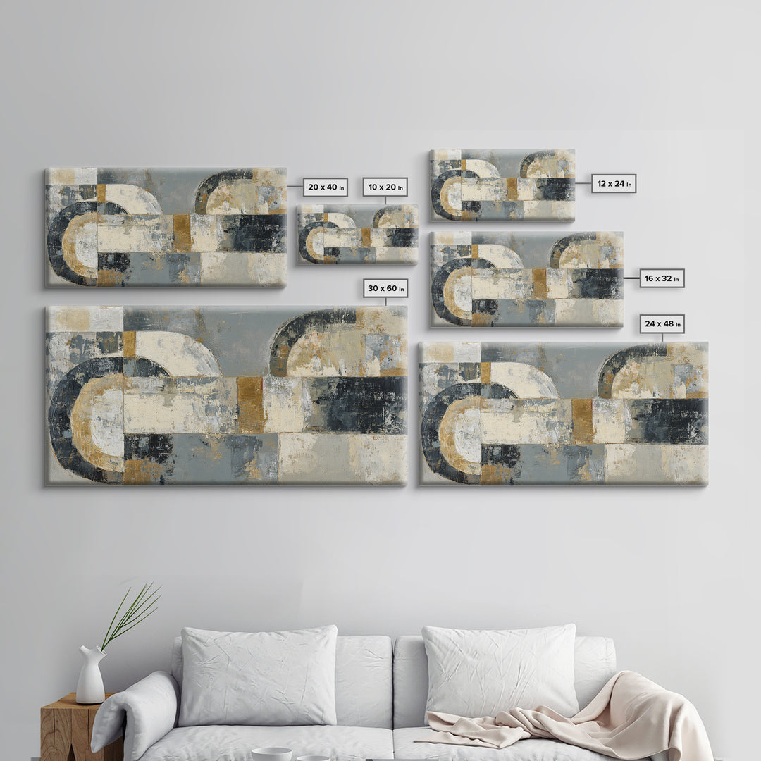 Textured Neutral Abstraction Canvas Print, Art, Textured Painting, Living Room Decor, Abstract Art, Digital Wall Art, ART-2x1-57