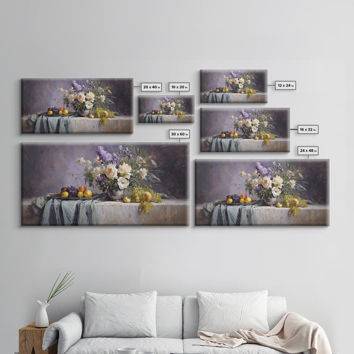 Museum Still Life Canvas Print, Art, Printable Wall Art, Living Room Decor, Watercolor Art, Canvas Art, Ai Art, ART-2x1-93