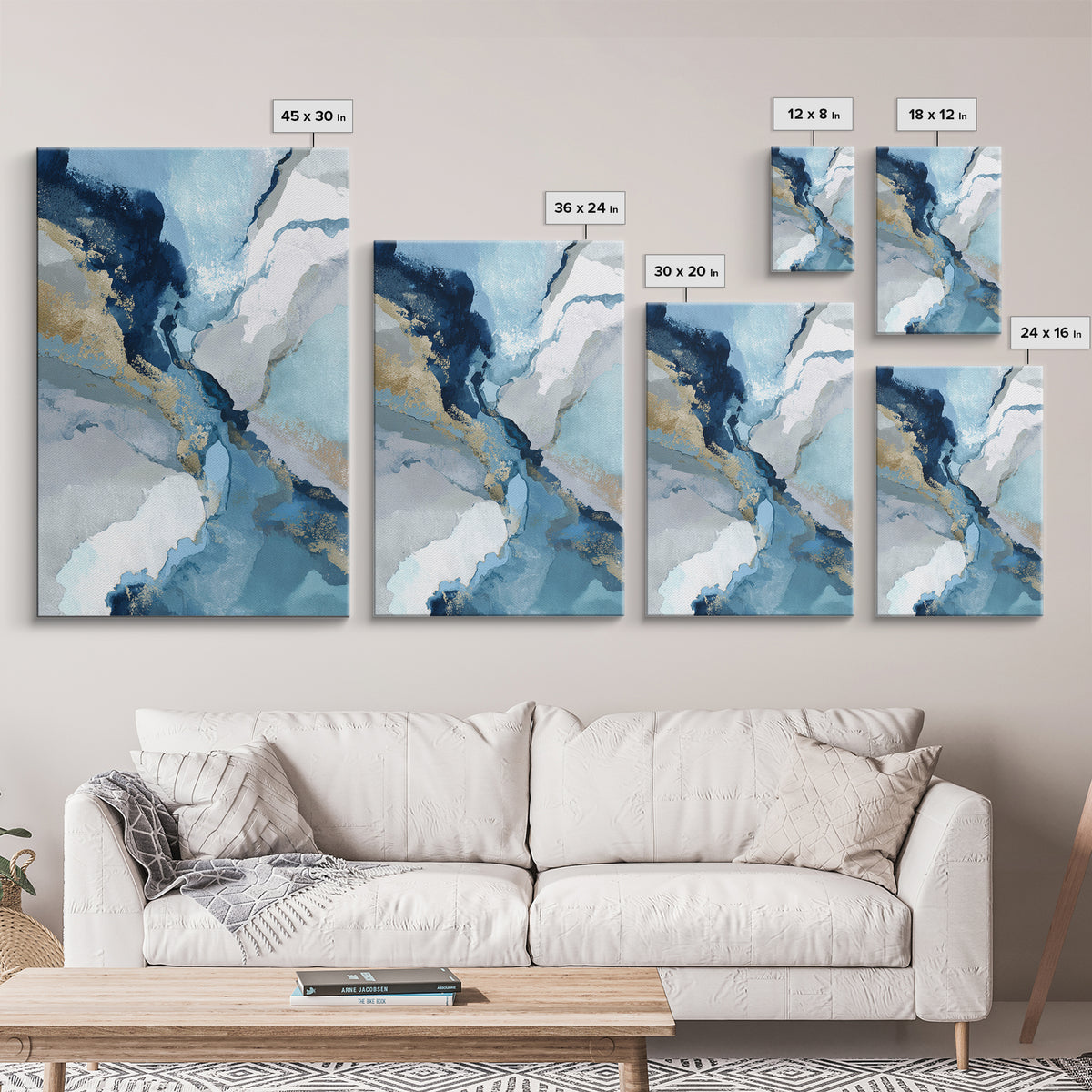 Abstract Water Forms Framed Canvas Print, Art, Pink Wall Art, Living Room Decor, Fine Art, Textured Painting, ART-2x3-51