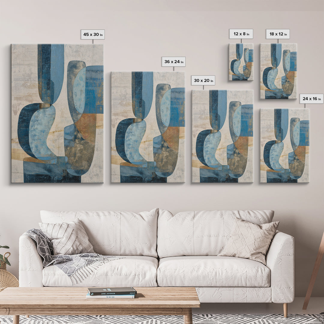 Abstract Water Forms Framed Canvas Print, Art, Room Decor, Living Room Decor, Abstract Art, Art Commission, Digital Wall Art, ART-2x3-75