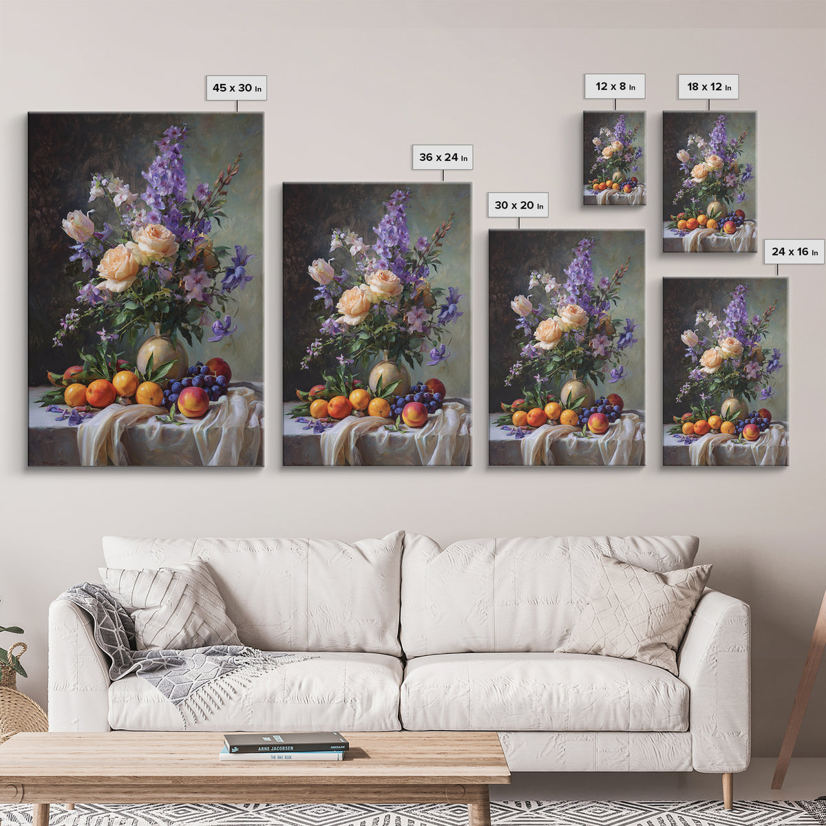 Museum Still Life Canvas Print, Art, Wall Art Prints, Living Room Decor, Fine Art, Ai Art, Textured Wall Art, ART-2x3-81