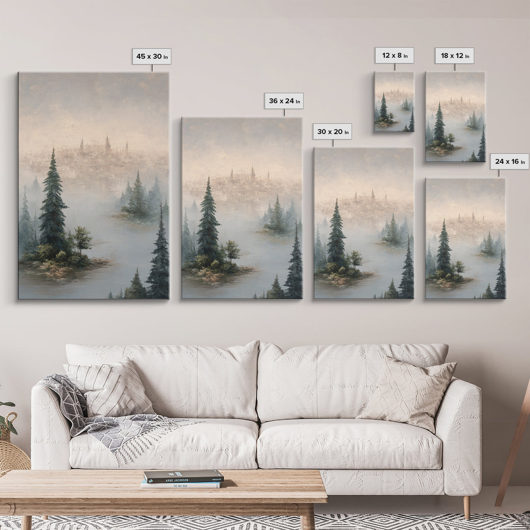 Surreal Dream Landscape Canvas Print, Art, Printable Wall Art, Living Room Decor, Fine Art, Canvas Art, Ai Art, ART-2x3-91