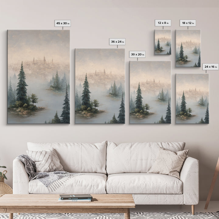 Surreal Dream Landscape Canvas Print, Art, Printable Wall Art, Living Room Decor, Fine Art, Canvas Art, Ai Art, ART-2x3-91