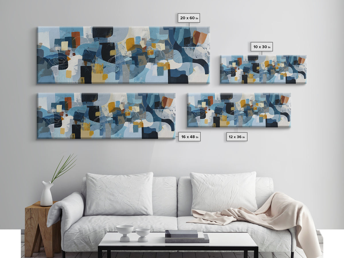 Abstract Water Forms Canvas Print, Art, Fine Art Print, Living Room Decor, Fine Art, Digital Art, Printable Wall Art, ART-3x1-35