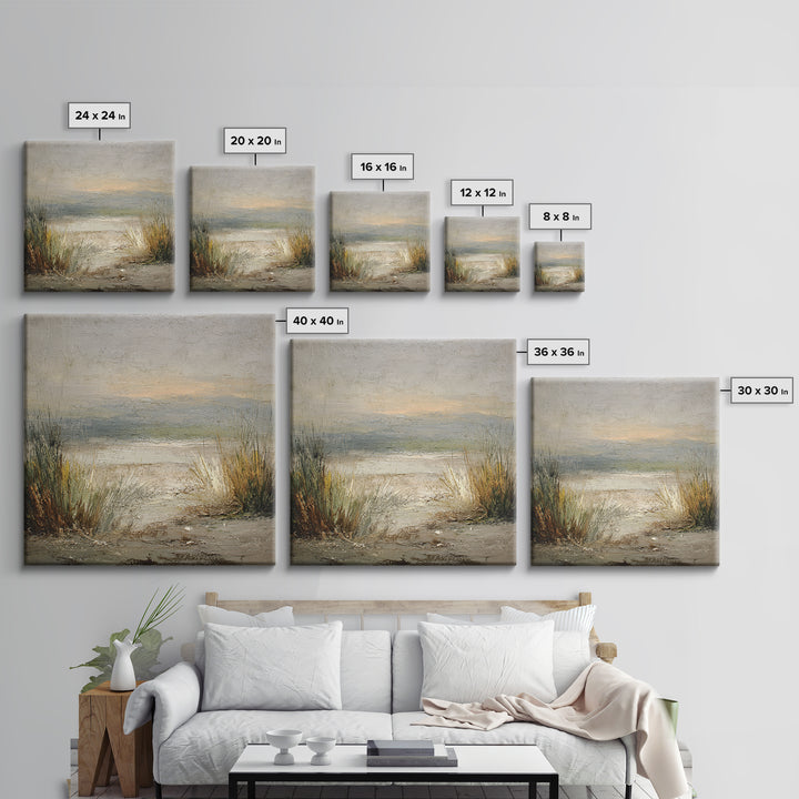 Oversized Abstract Landscape Canvas Print, Above Sofa Art, Luxury Decor, Living Room Decor, Statement, Canvas Wall Art, ASA-1x1-97