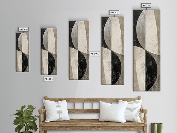 Large Modern Organic Shapes Canvas Print, Above Sofa Art, Set of 3 Prints, Living Room Decor, Fine Art, Statement, Modern Decor, ASA-1x3-14