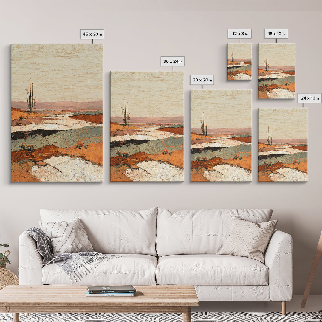 Abstract Canyon Landscape Canvas Print, Above Sofa Art, Wall Decor, Living Room Decor, Fine Art, Statement, Contemporary Art, ASA-2x3-39