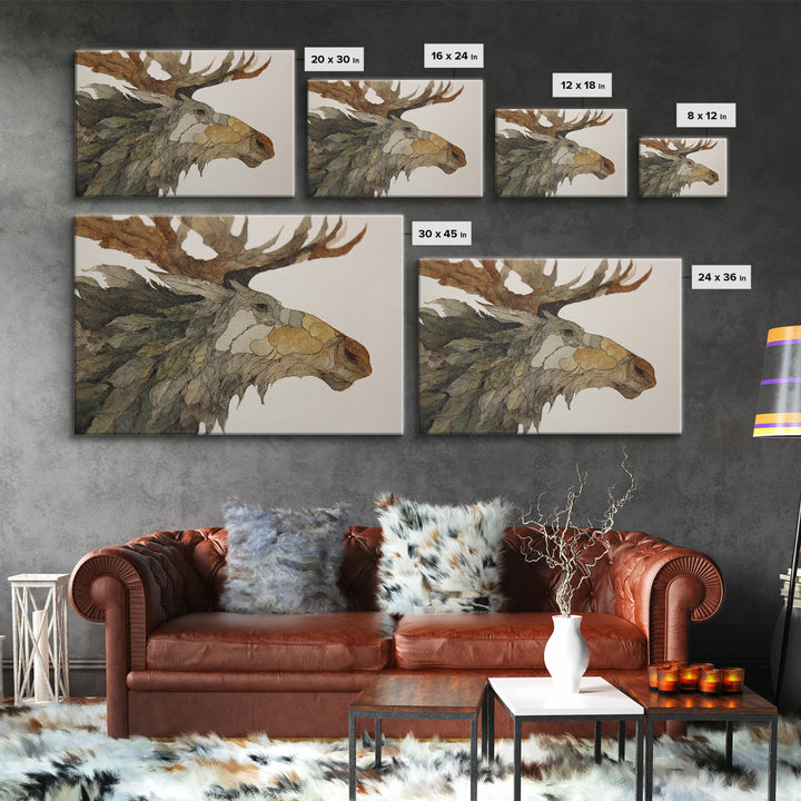 Statement Horse Silhouette Canvas Print, Above Sofa Art, 3 Piece Wall Art, Living Room Decor, Oil Painting, Statement, ASA-3x2-89