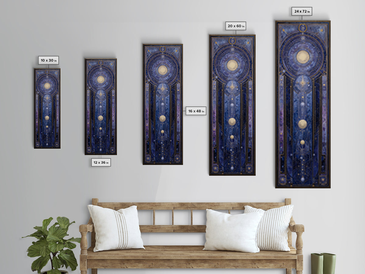 Scorpio Formed from Stars and Jeweled Shadows Canvas Print, Astrology Art, Astronomy Print, Living Room Decor, Fine Art, Zodiac, AST-1x3-22