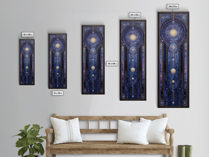 Scorpio Formed from Stars and Jeweled Shadows Canvas Print, Astrology Art, Astronomy Print, Living Room Decor, Fine Art, Zodiac, AST-1x3-22