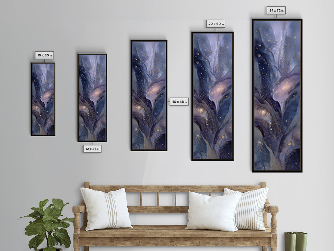 Scorpio Formed from Stars and Jeweled Shadows Framed Canvas Print, Astrology Art, Neutral Decor, Living Room Decor, Zodiac, AST-1x3-46
