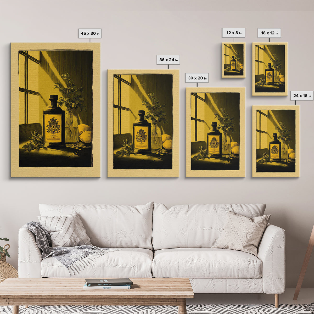 Old School Barber Pole Canvas Print, Barbershop Art, Living Room Art, Barbershop Decor, Abstract Art, Grooming, Gallery Decor, BAA-2x3-11