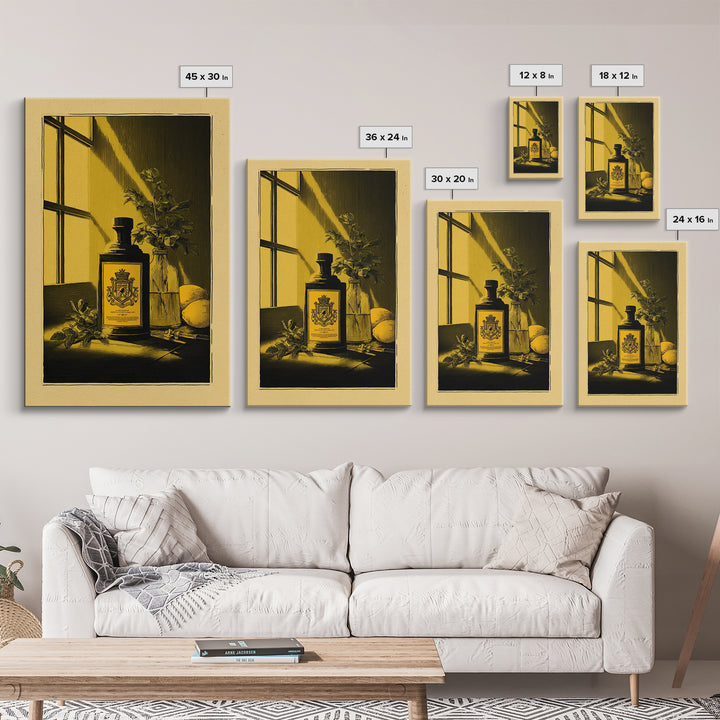 Old School Barber Pole Canvas Print, Barbershop Art, Living Room Art, Barbershop Decor, Abstract Art, Grooming, Gallery Decor, BAA-2x3-11