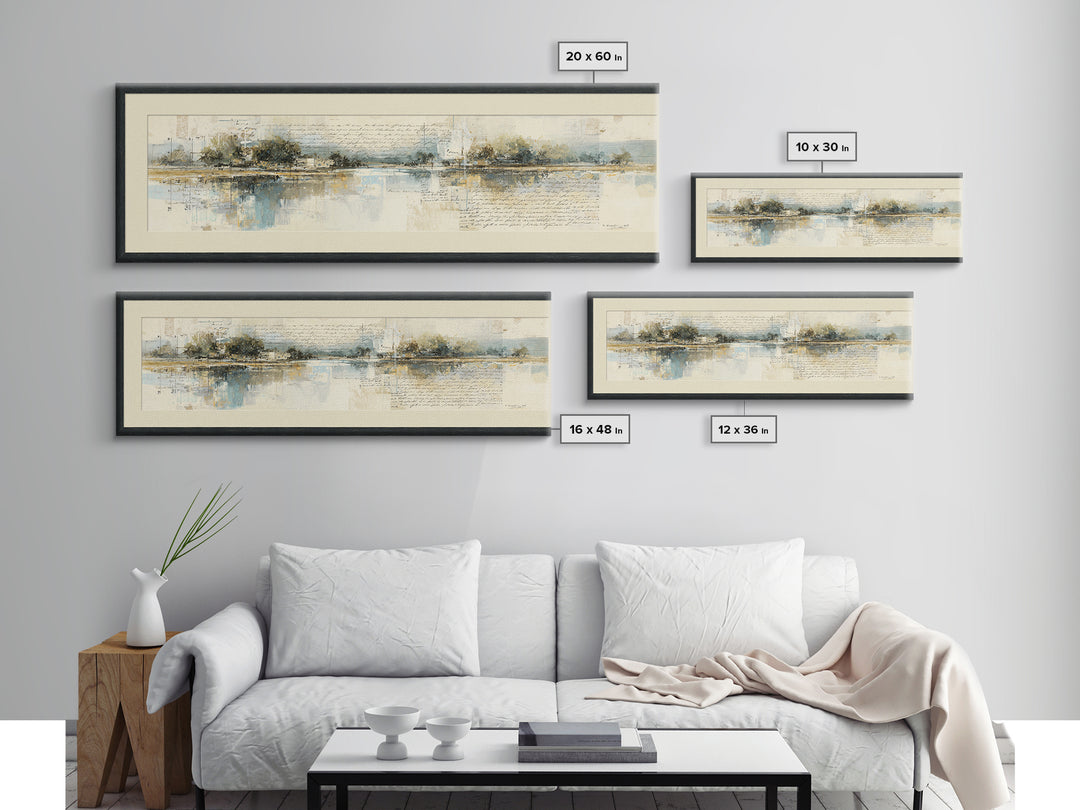 Antique Key and Handwritten Letter Arrangement Without Canvas Print, Bed and Breakfast Art, Bedroom Prints, Living Room Decor, BAB-3x1-49