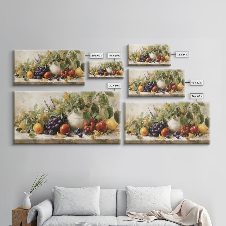 Blueberry Galette with Rustic Farmhouse Texture Framed Canvas Print, Bakery Art, Gallery Decor, Bakery Decor, Patisserie, BAK-2x1-67