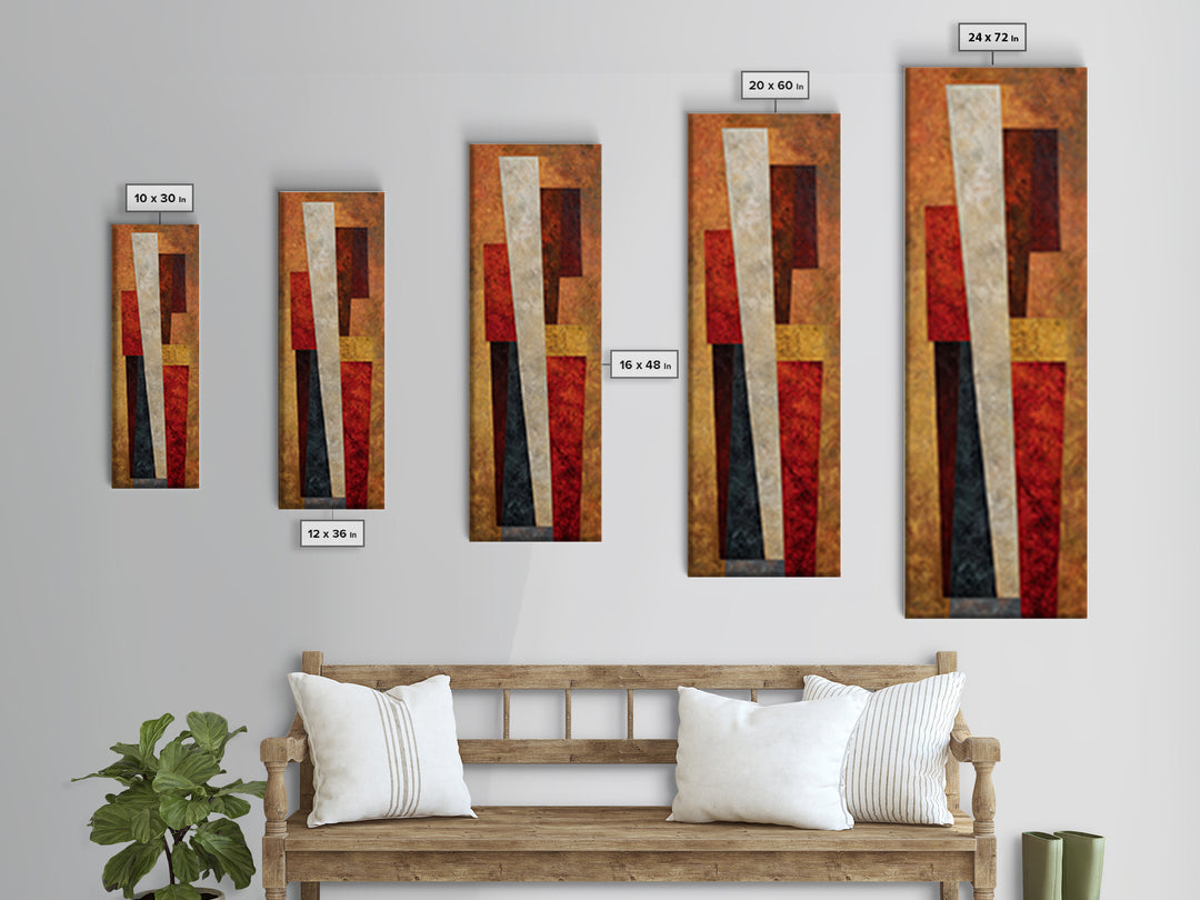 Sports Jersey Abstract Framed Canvas Print, Basement Art, Modern Decor, Living Room Decor, Abstract Art, Retreat, Home Decor, BAS-1x3-66