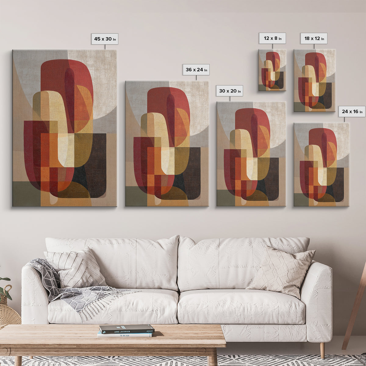 Sports Jersey Abstract Framed Canvas Print, Basement Art, Wall Art, Living Room Decor, Abstract Art, Retreat, BAS-2x3-38