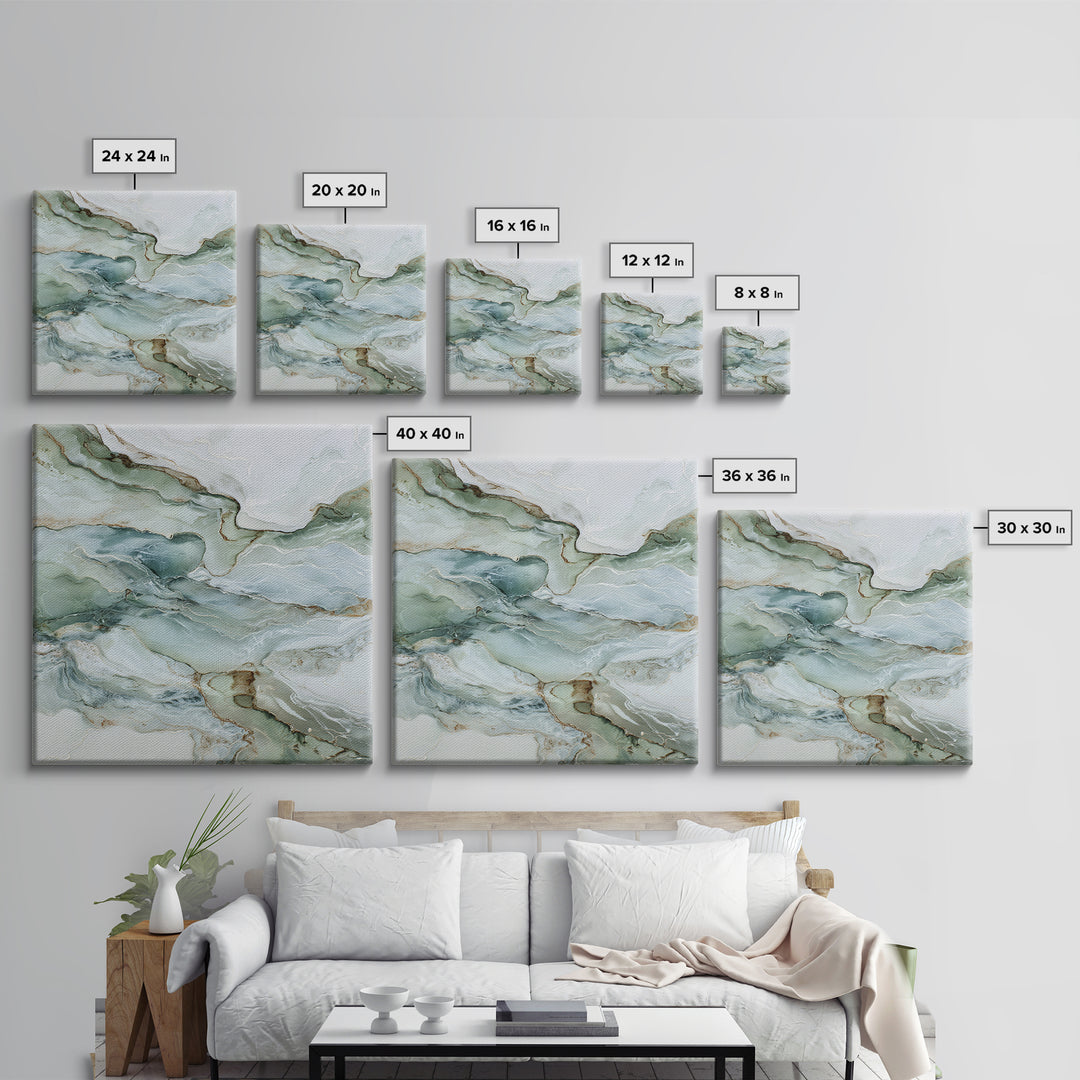 Abstract Marble Texture Framed Canvas Print, Bathroom Art, Dopamine Decor, Bathroom Decor, Abstract Art, Spa, Halloween Art, BAT-1x1-16