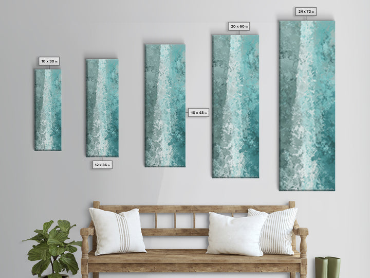 Abstract Marble Texture Canvas Print, Bathroom Art, Wall Decor, Bathroom Decor, Abstract Art, Spa, Contemporary Art, Wall Art, BAT-1x3-28