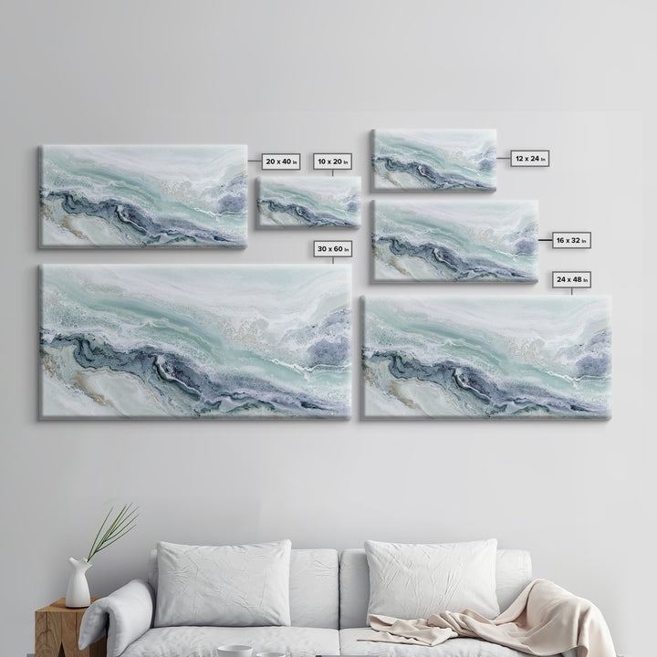 Abstract Marble Texture Framed Canvas Print, Bathroom Art, Luxury Decor, Bathroom Decor, Abstract Art, Spa, Digital Wall Art, BAT-2x1-12