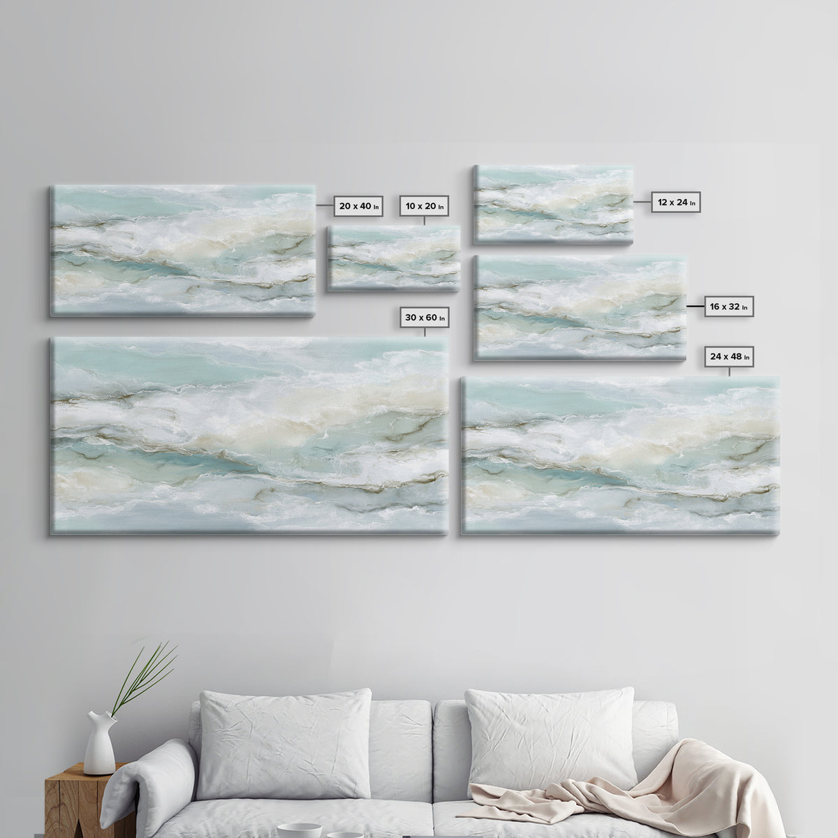 Abstract Marble Texture Framed Canvas Print, Bathroom Art, Printable Wall Art, Bathroom Decor, Spa, Bathroom Wall Decor, BAT-2x1-60