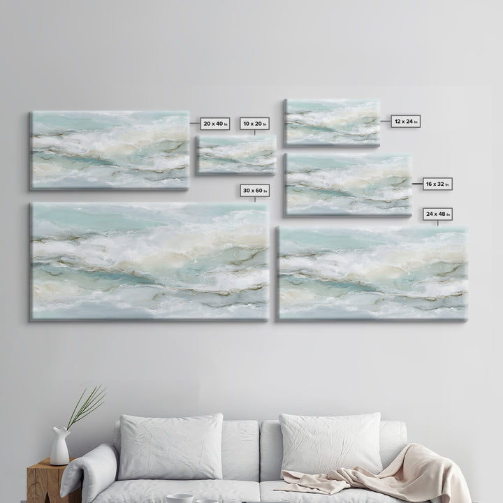 Abstract Marble Texture Framed Canvas Print, Bathroom Art, Printable Wall Art, Bathroom Decor, Spa, Bathroom Wall Decor, BAT-2x1-60