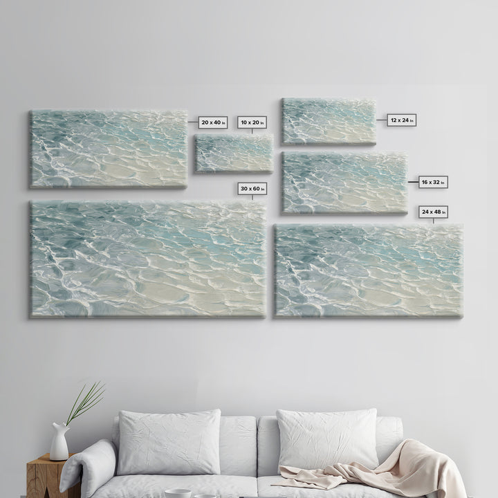 Abstract Water Ripples Canvas Print, Bathroom Art, Wall Art, Bathroom Decor, Abstract Art, Spa, Dog Portrait, Canvas Wall Art, BAT-2x1-73