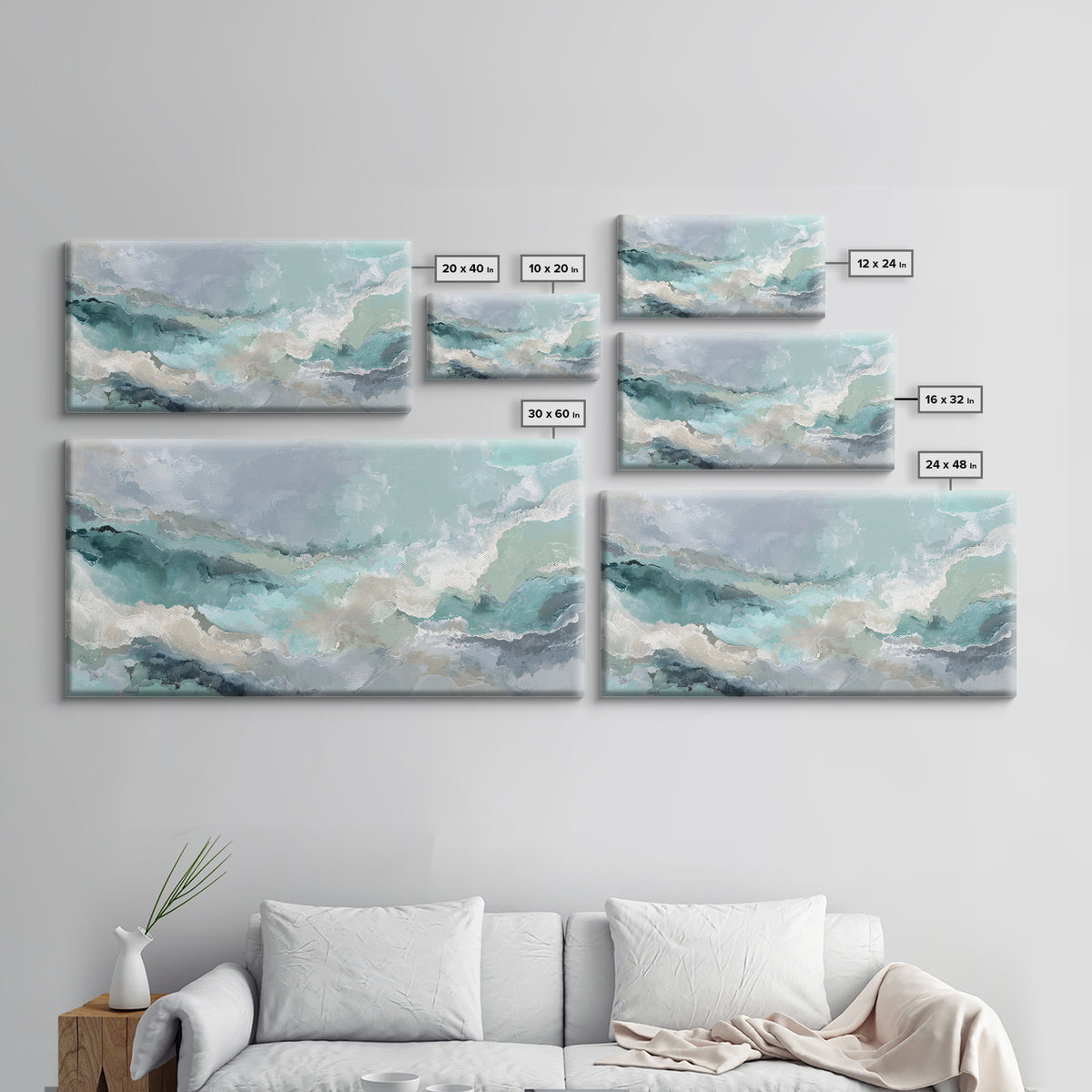 Abstract Marble Texture Framed Canvas Print, Bathroom Art, Bathroom Prints, Bathroom Decor, Abstract Art, Spa, Trendy Wall Art, BAT-2x1-84