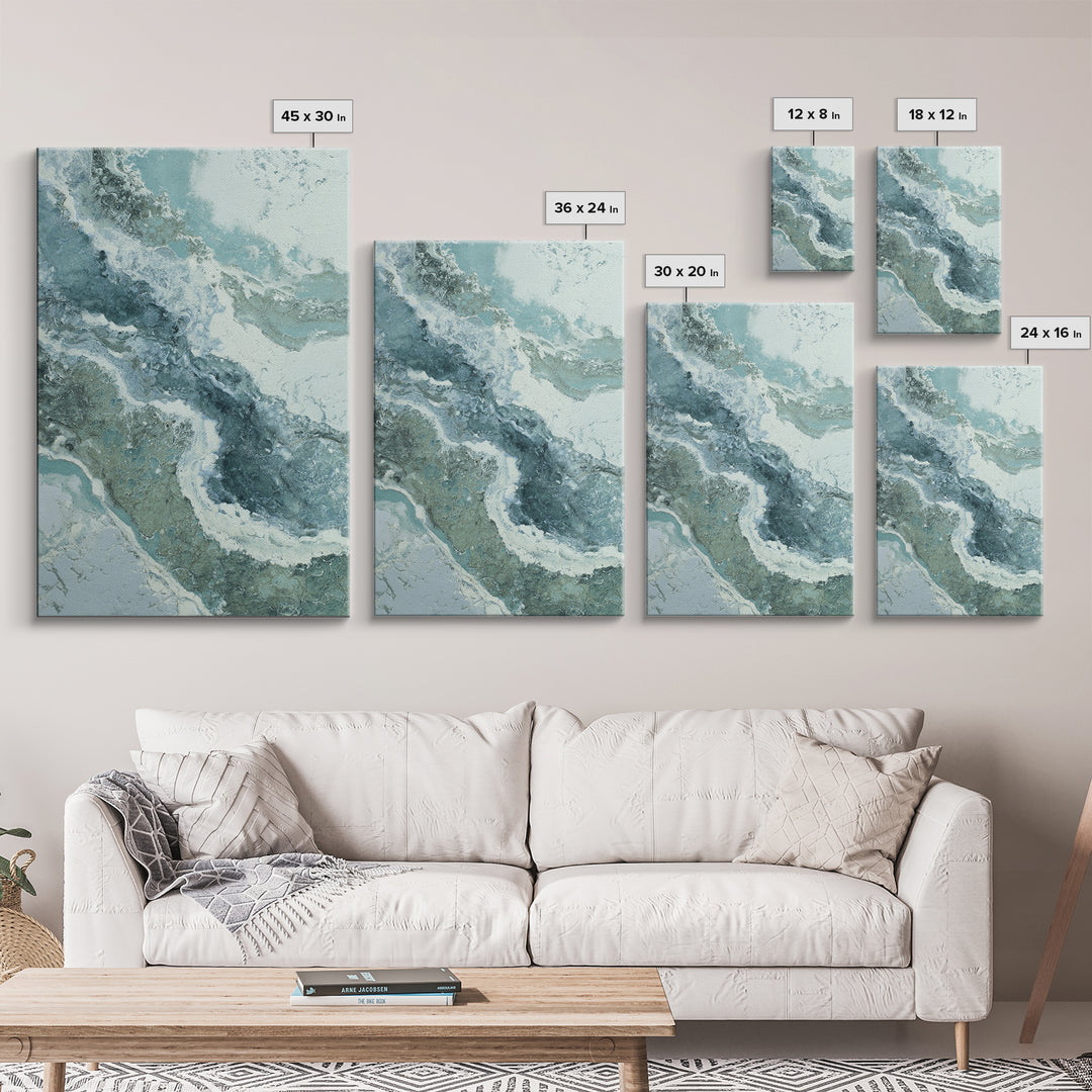Abstract Marble Texture Canvas Print, Bathroom Art, Neutral Decor, Bathroom Decor, Fine Art, Spa, Wall Art, Home Decor, BAT-2x3-72