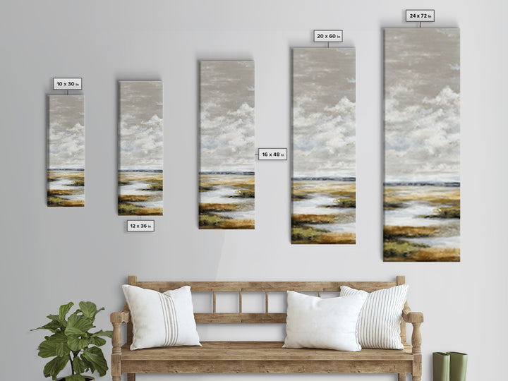 Misty Bridge Landscape Canvas Print, Black and White Art, Printable, Living Room Decor, Monochrome, Living Room Wall Art, BAW-1x3-7