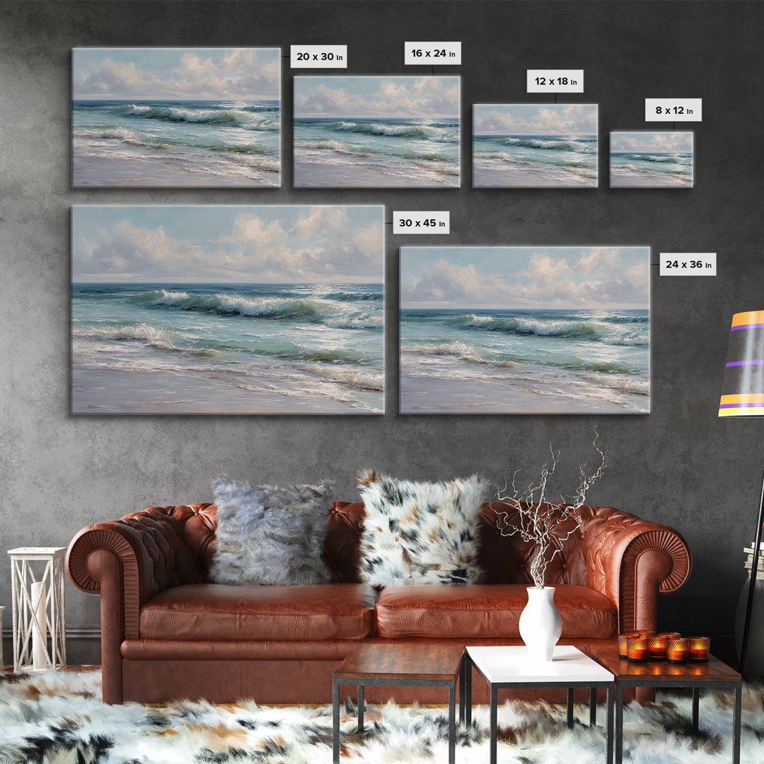 Stormy Ocean Wave Canvas Print, Black and White Art, Printable Art, Living Room Decor, Fine Art, Monochrome, Gallery Decor, BAW-3x2-38