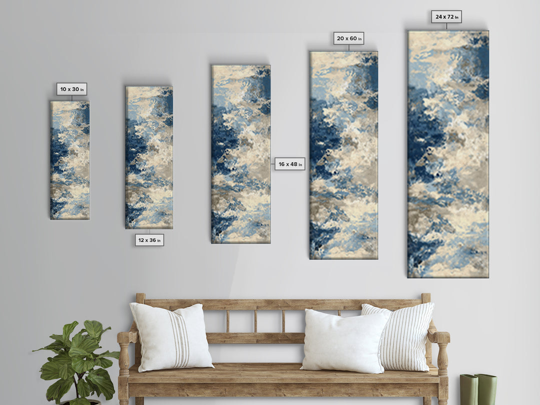 Old Coastal Map Composition Canvas Print, Beach Art, Fine Art Print, Coastal Decor, Abstract Art, Shore, Wall Decor, Art Prints, BEA-1x3-57