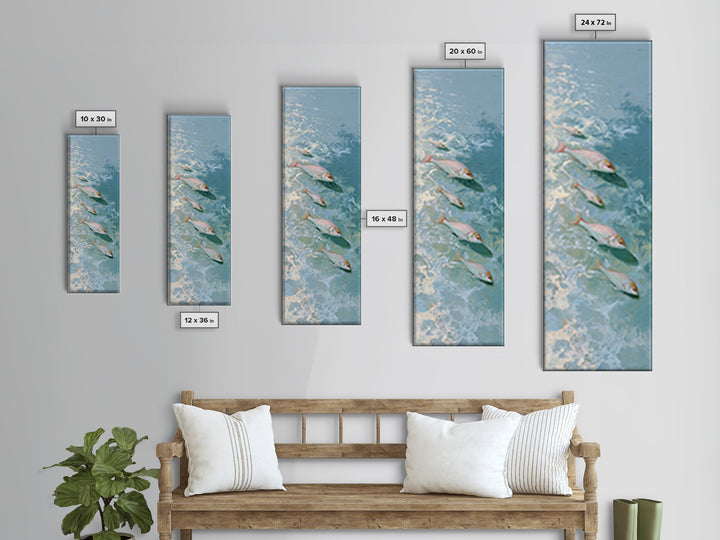 Coral Reef Fish Canvas Print, Beach Art, Fine Art Print, Coastal Decor, Fine Art, Shore, Wall Decor, Art Prints, Digital Art, BEA-1x3-94