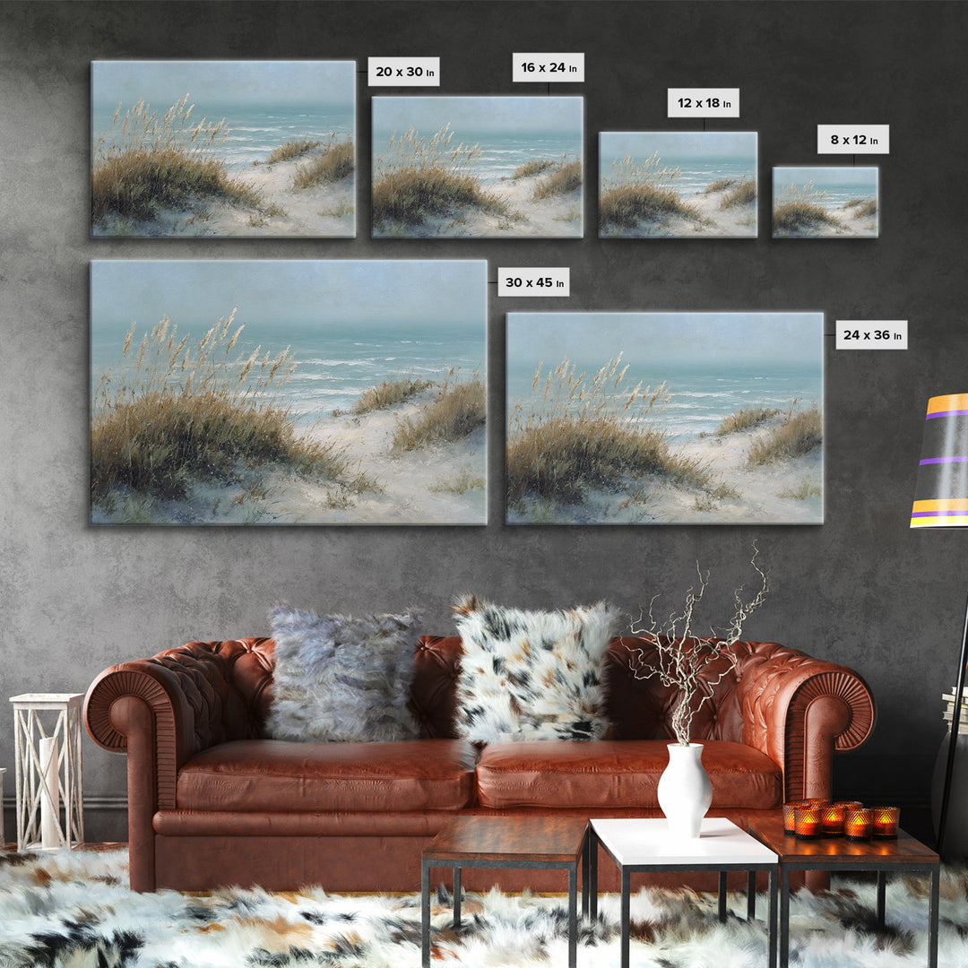 Sea Oats Swaying Canvas Print, Beach Art, Nautical Decor, Coastal Decor, Fine Art, Shore, Modern Decor, Fine Art Print, BEA-3x2-57