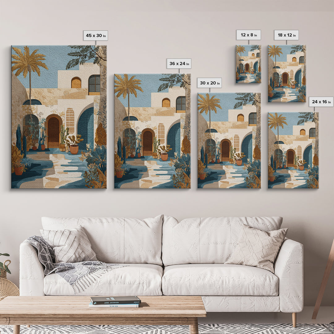 Neutral Rainbow Arches Canvas Print, Boho Art, Printable Wall Art, Living Room Decor, Fine Art, Bohemian, Abstract Wall Art, BOH-2x3-11