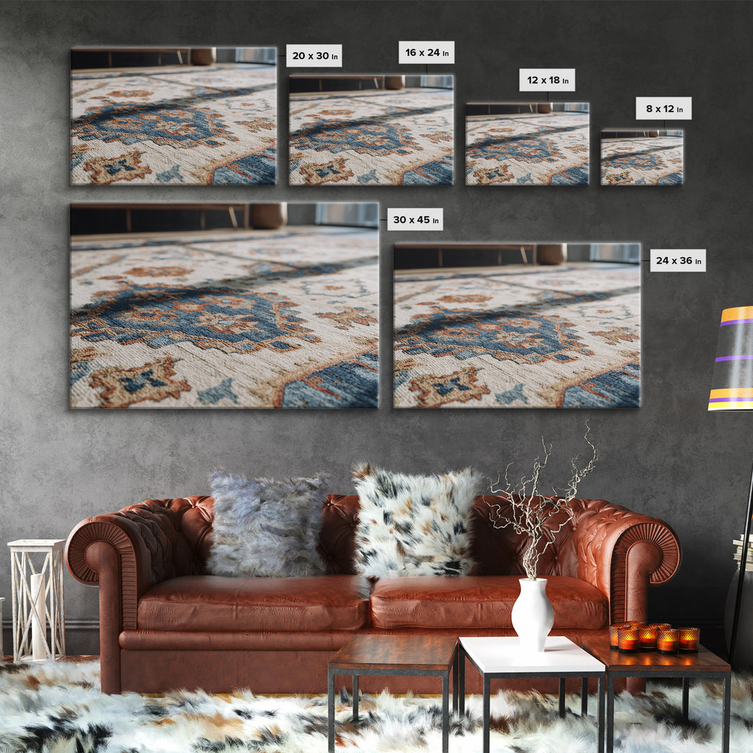 Tribal Neutral Pattern Canvas Print, Boho Art, Modern Wall Art, Living Room Decor, Fine Art, Bohemian, Textured Painting, BOH-3x2-42