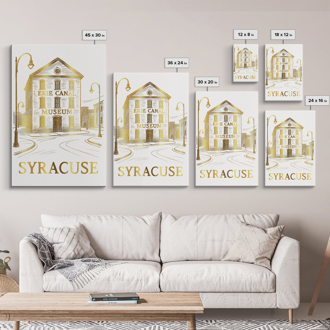 Syracuse Travel Poster, Canvas Print, Minimalist Poster Art, Syracuse Wall Art, Travel Poster Set, Travel Poster Art, Modern Wall Decor
