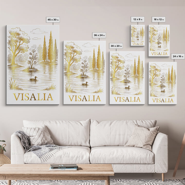 Visalia Travel Poster, Canvas Print, Minimalist Poster Art, Visalia Travel Art, Vintage Travel Art, Travel Poster Art, Fine Art Print