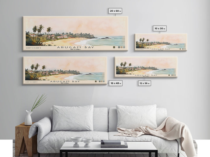 Arugam Bay, Sri Lanka Watercolor Print, Vacation Gift, Sri Lanka Wall Art, Vacation Wall Art, Vacatation Memories, Beach Decor, Beach Or Lakehouse Art