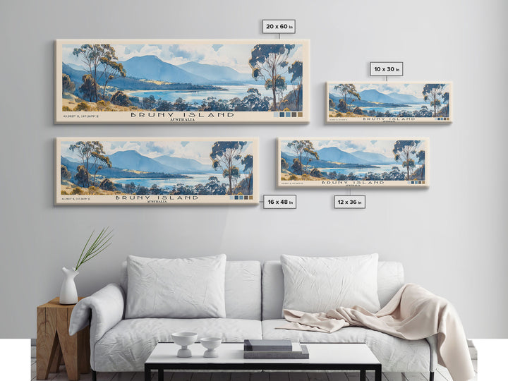 Bruny Island, Australia Watercolor Print, Vacation Gift, Australia Wall Art, Vacation Wall Art, Vacatation Memories, Beach Decor, Beach Or Lakehouse Art