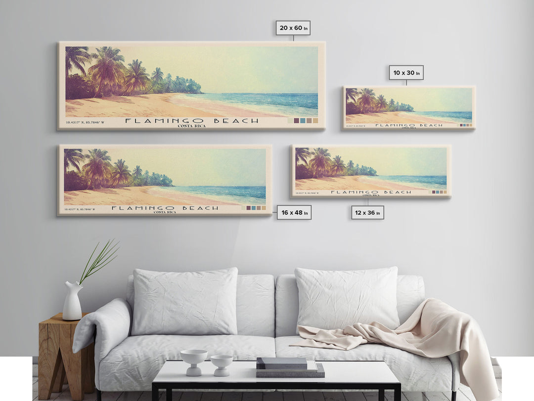 Flamingo Beach, Costa Rica Watercolor Print, Vacation Gift, Costa Rica Wall Art, Vacation Wall Art, Vacatation Memories, Beach Decor, Beach Or Lakehouse Art