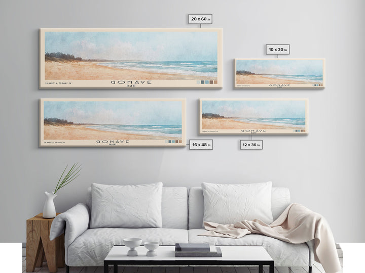 Gonâve, Haiti Watercolor Print, Vacation Gift, Haiti Wall Art, Vacation Wall Art, Vacatation Memories, Beach Decor, Beach Or Lakehouse Art