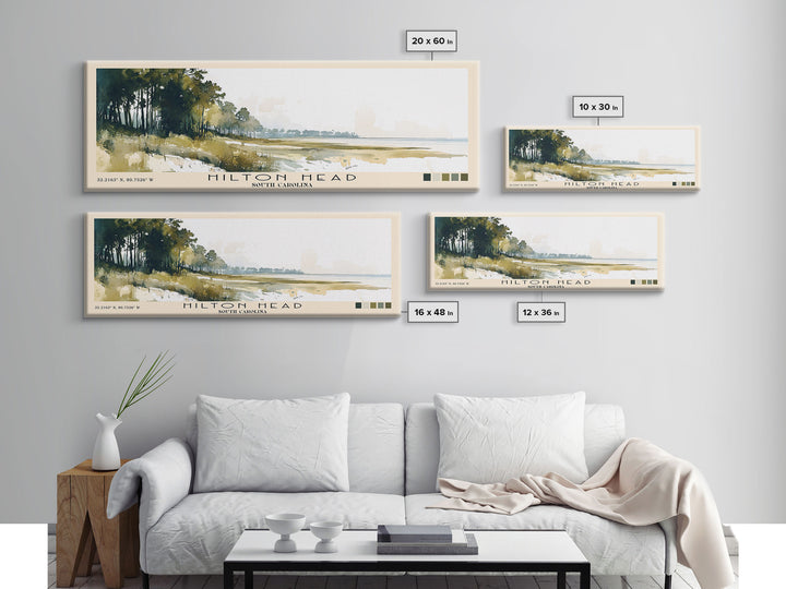 Hilton Head, South Carolina Watercolor Print, Vacation Gift, South Carolina Wall Art, Vacation Wall Art, Vacatation Memories, Beach Decor, Beach Or Lakehouse Art