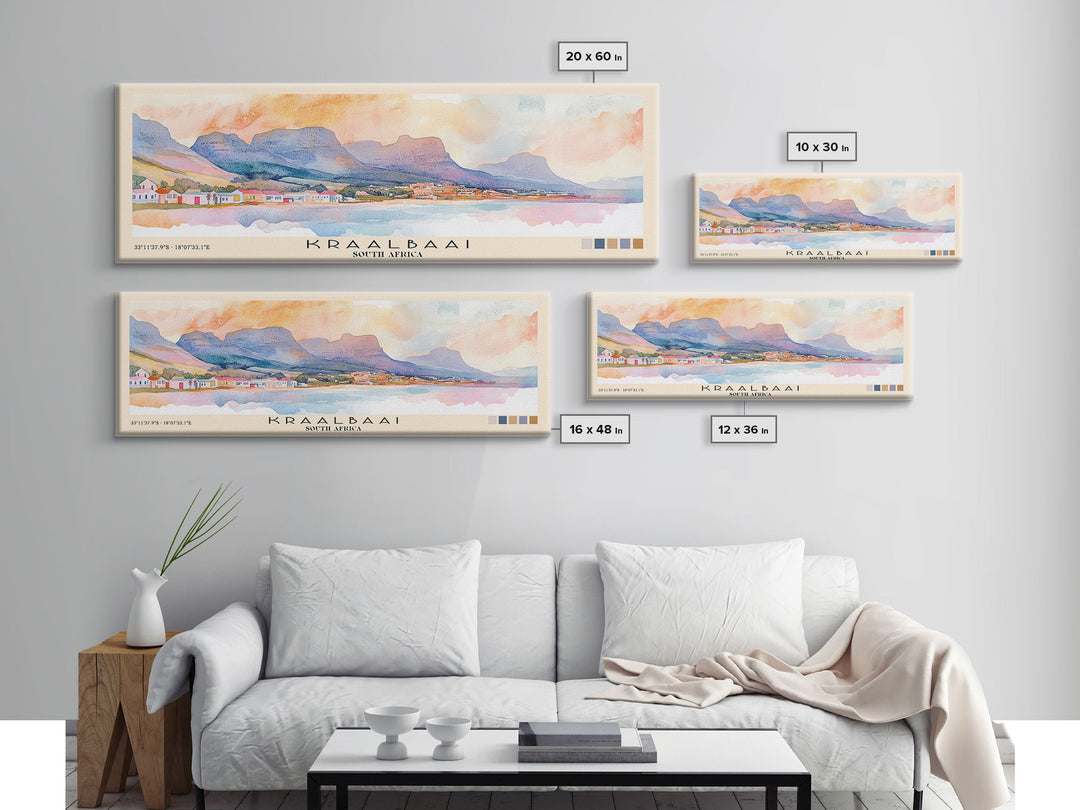 Kraalbaai, South Africa Watercolor Print, Vacation Gift, South Africa Wall Art, Vacation Wall Art, Vacatation Memories, Beach Decor, Beach Or Lakehouse Art