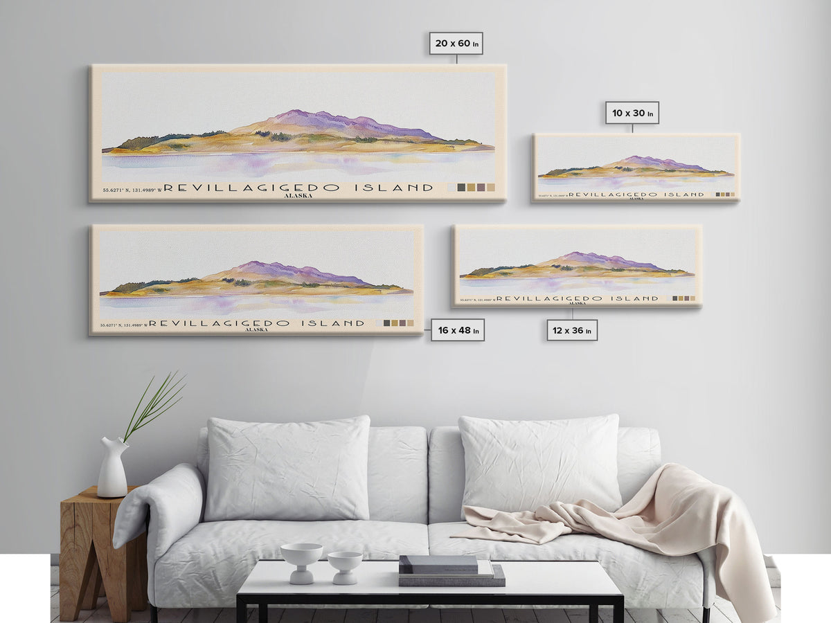 Revillagigedo Island, Alaska Watercolor Print, Vacation Gift, Alaska Wall Art, Vacation Wall Art, Vacatation Memories, Beach Decor, Beach Or Lakehouse Art