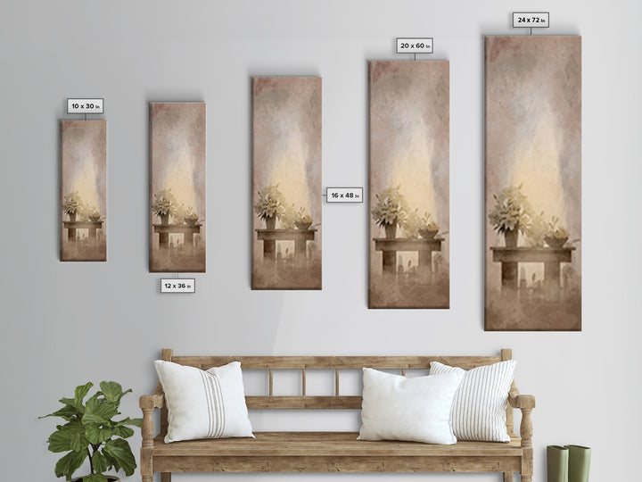 Morning Sanctuary - Framed Canvas Print - Skinny Art - Christian Art Canvas - Christian Wall Art - Christian Art - Christian Christmas Art