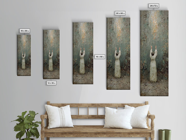Rise To Glory – Framed Canvas Print – Narrow Art – Christian Art Canvas – Christian Wall Art – Modern Christian Art – Christian Christmas A