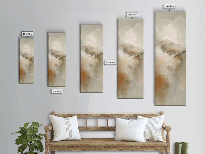 Mountain Light Grace – Framed Canvas Print – Skinny Art – Christian Art Print – Christian Wall Art – Christian Art Canvas – Christian Chris