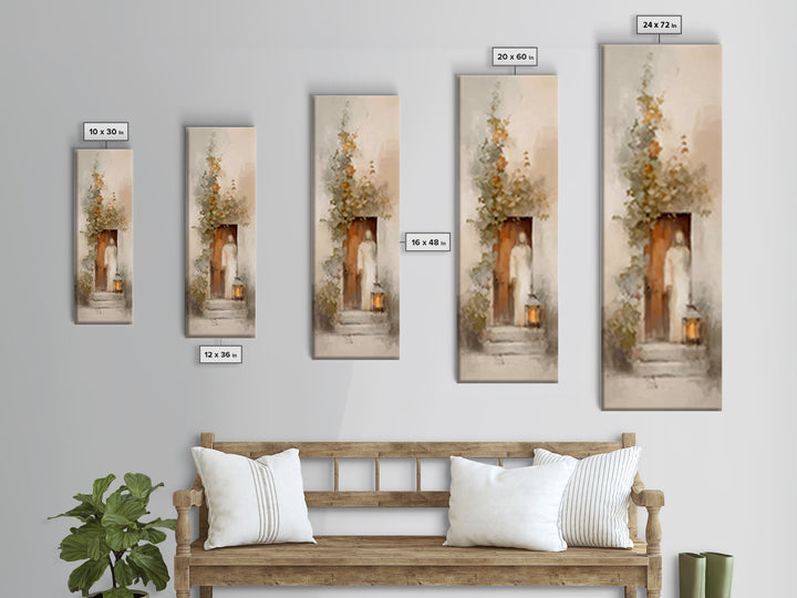 Light Of Mercy – Framed Canvas Print – Skinny Art – Christian Art Canvas – Jesus Painting – Christian Christmas Art